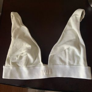 SKIMS cotton plunge bralette
